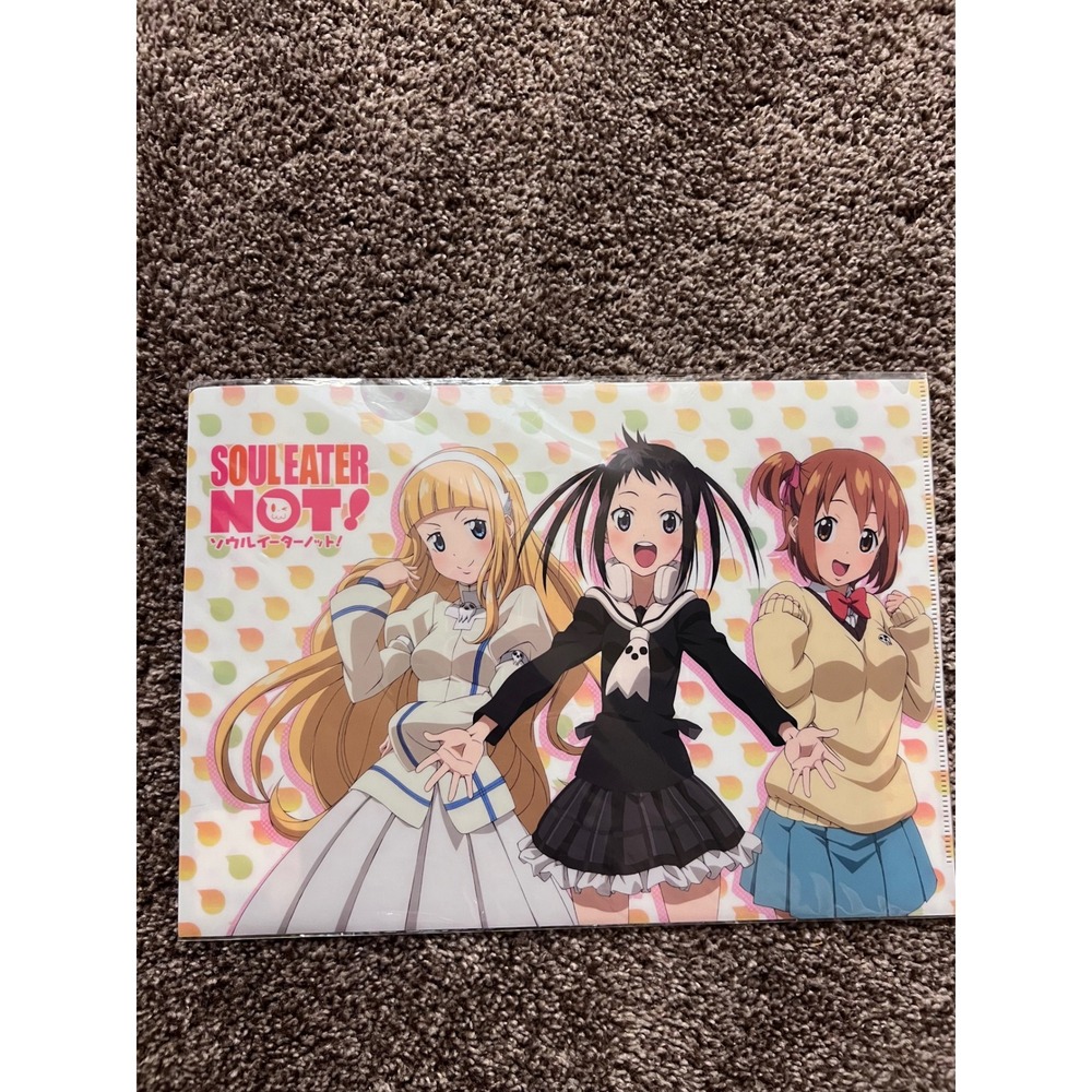 Soul Eater Not! Anime Series Plastic File Folder W Harudori Tatang Hepburn Manga